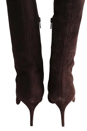 Bottes LK Bennett Astrid Marron en Daim
