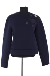 Sweatshirt Emporio Armani Marine en Coton, taille M - Seconde Main