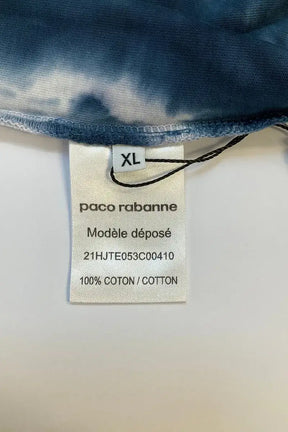 T-shirt Paco Rabanne Bleu en Coton