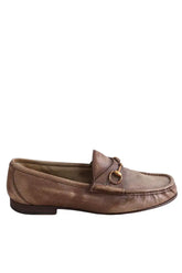 Mocassins Gucci Camel en Cuir, taille 43 - Seconde Main