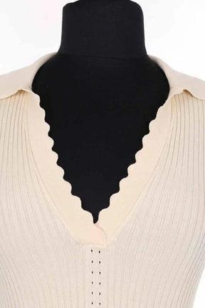 Polo Sandro Beige en Synthétique