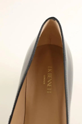 Talons LK Bennett Sloane Marine en Cuir verni