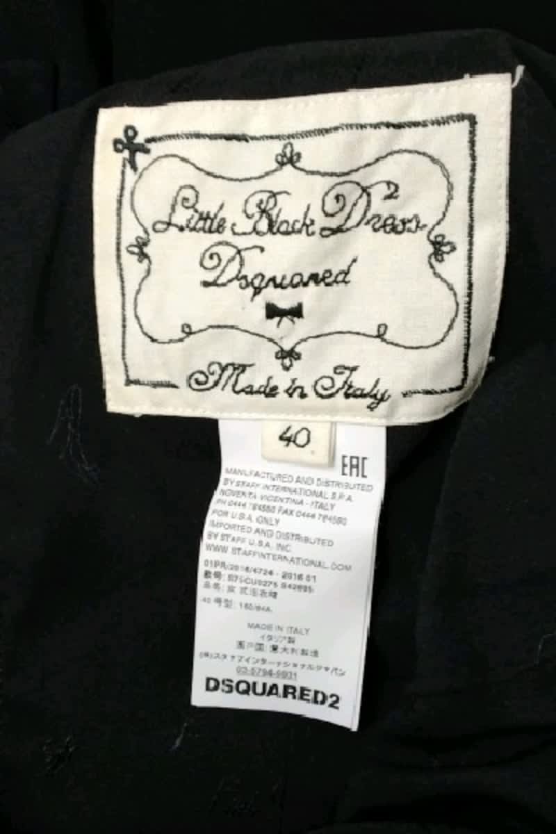 Robe Dsquared2  Noir