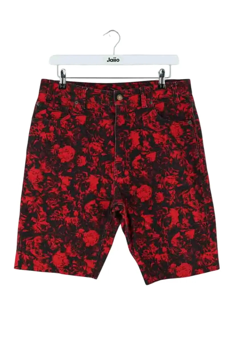 Bermuda Saint Laurent Rouge en Coton, taille XS - Seconde Main