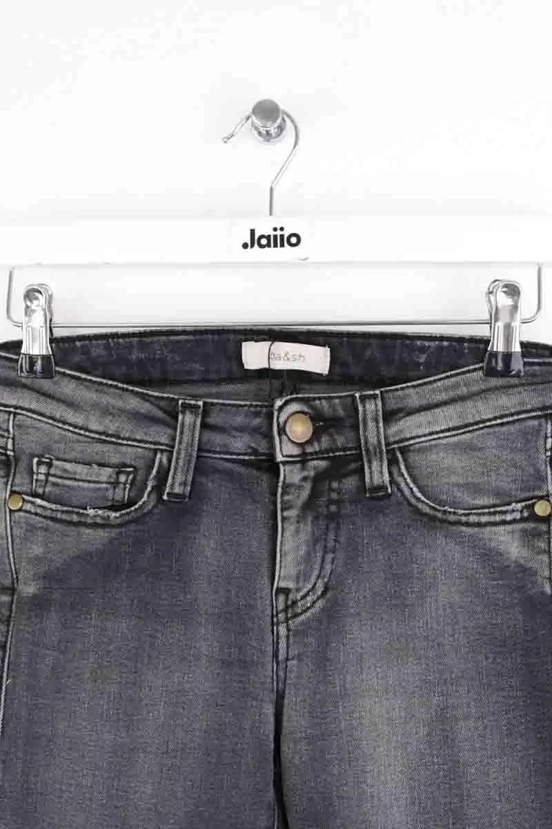 Jean slim Ba&Sh Gris en Coton