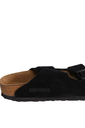 Mules Birkenstock Noir en Daim