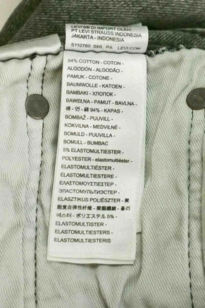 Jean droit Levi's 502 Gris en Coton