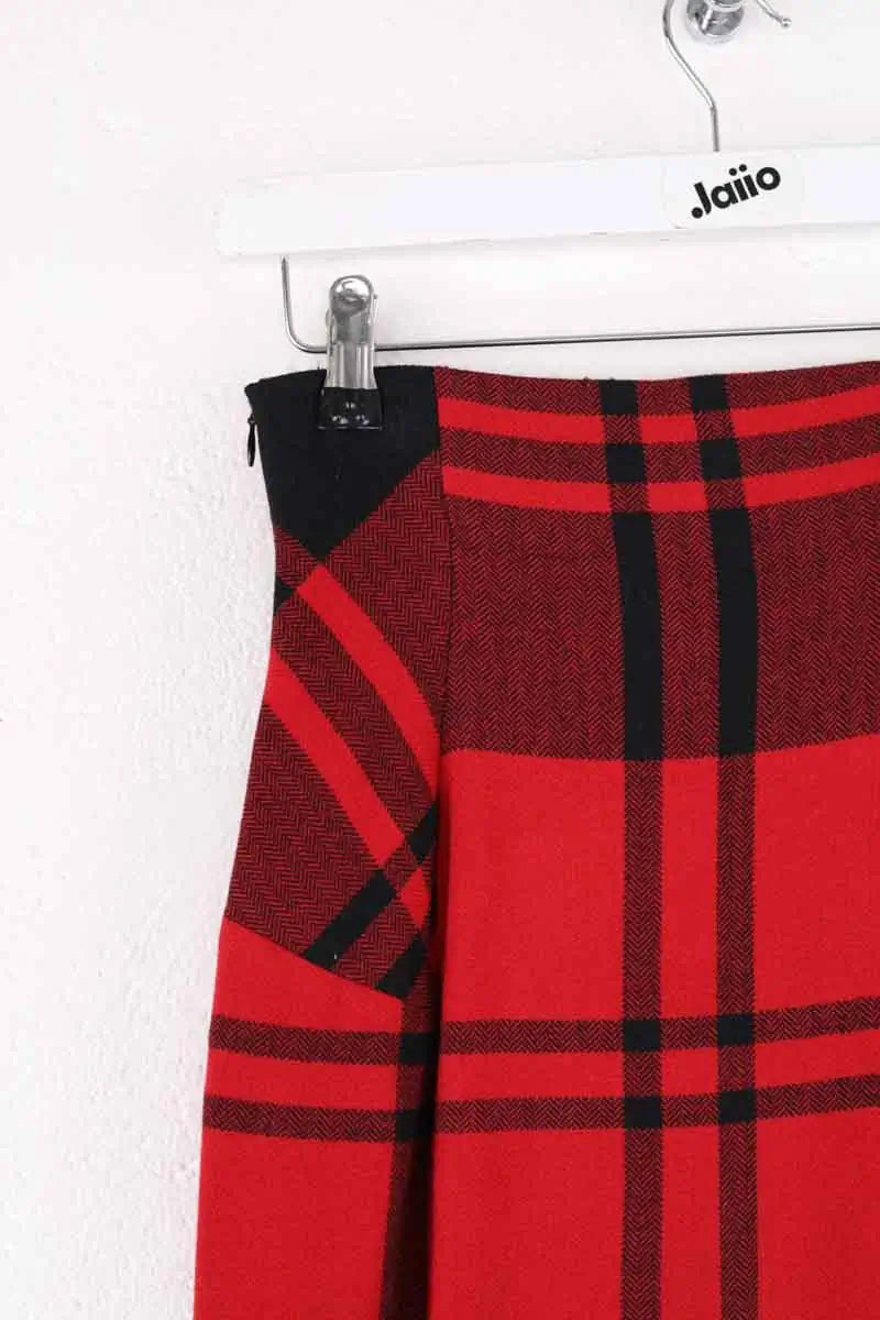 Jupe Diane Von Furstenberg Rouge en Laine