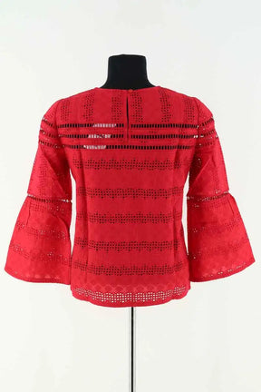 Blouse Ba&Sh Rouge en Coton