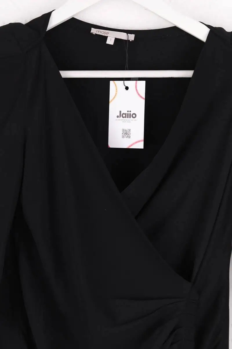 Robe Maje Noir en Soie