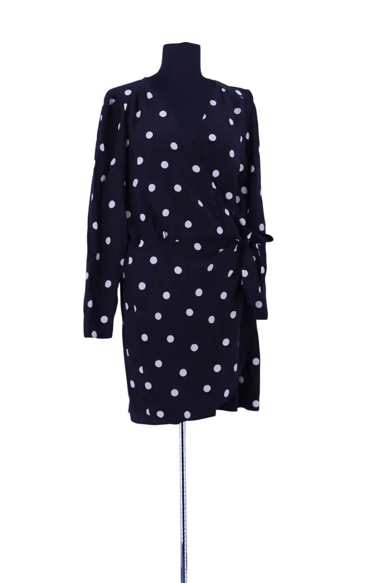 Robe Sézane Noir en Soie, taille XXL - Seconde Main