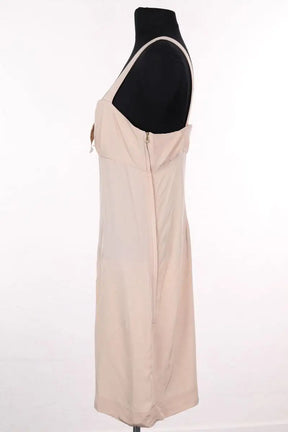 Robe Sandro Beige en Viscose