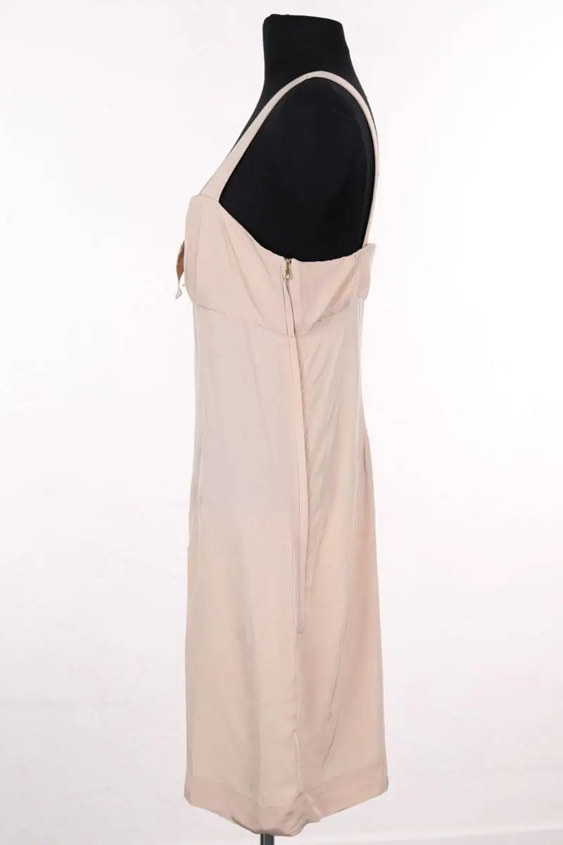 Robe Sandro Beige en Viscose