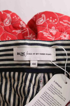 Mini short Balzac Rouge en Coton