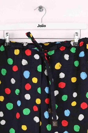 Pantalon droit Louis Vuitton Multicolore en Soie