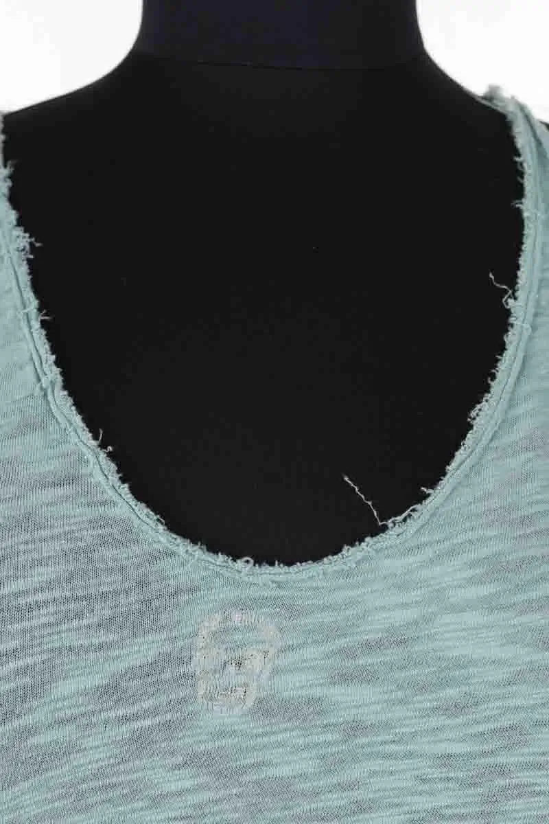 Top sans manche Zadig & Voltaire Kaki en Lin