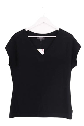 T-shirt Eric Bompard Noir en Soie, taille XL - Seconde Main