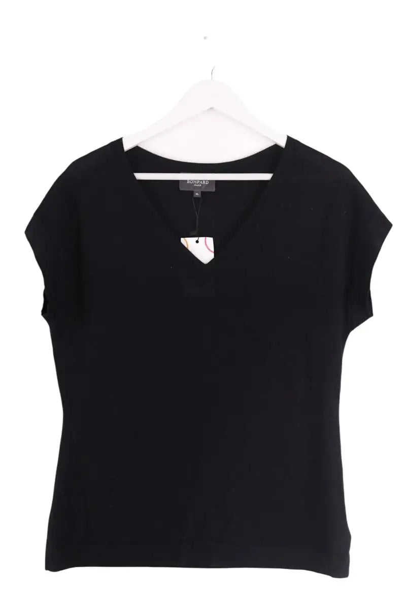 T-shirt Eric Bompard Noir en Soie, taille XL - Seconde Main