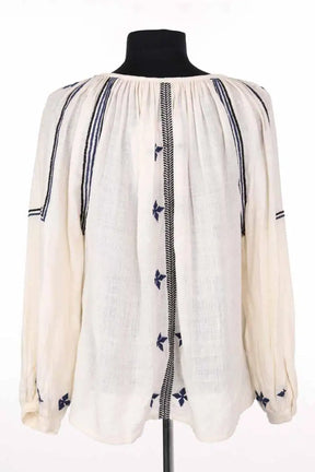 Blouse Soeur Ecru en Soie