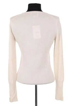 Pull Eric Bompard Ecru en Cachemire