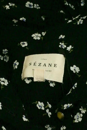 Robe Sézane Noir en Viscose