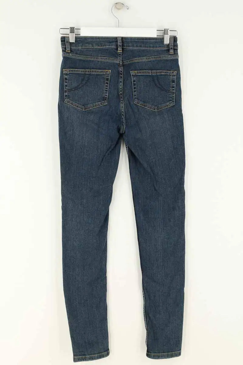 Jean slim Maje Bleu en Coton