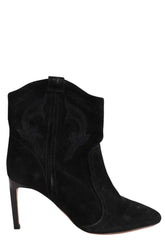 Boots western Ba&Sh Noir en Daim, taille 38 - Seconde Main