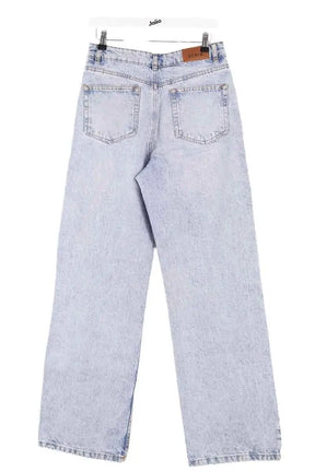 Jean large Sézane Bleu en Coton