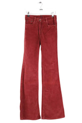 Pantalon Sandro Rouge en Coton, taille S - Seconde Main