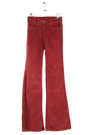 Pantalon Sandro Rouge en Coton, taille S - Seconde Main