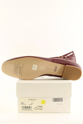 Ballerines LK Bennett Minna Bordeaux en Cuir