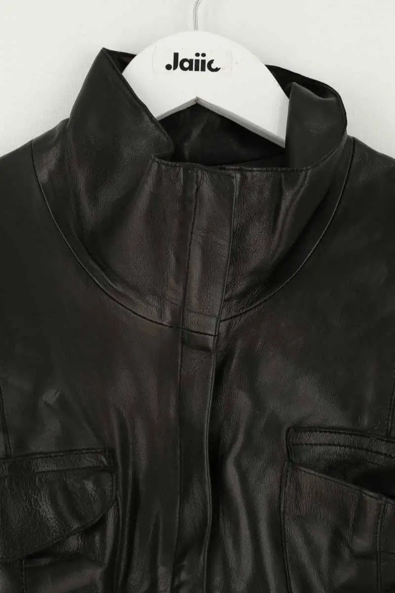 Veste Gerard Darel Noir en Cuir