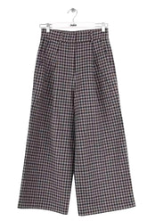 Pantalon large Max Mara Gris en Laine, taille XS - Seconde Main