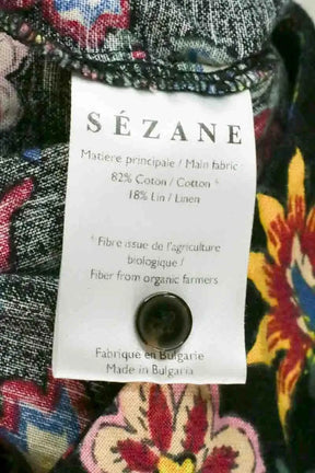 Robe Sézane Noir en Coton