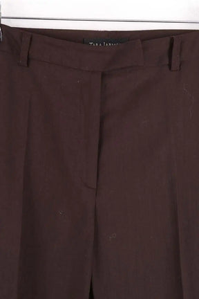 Pantalon Tara Jarmon Marron en Laine