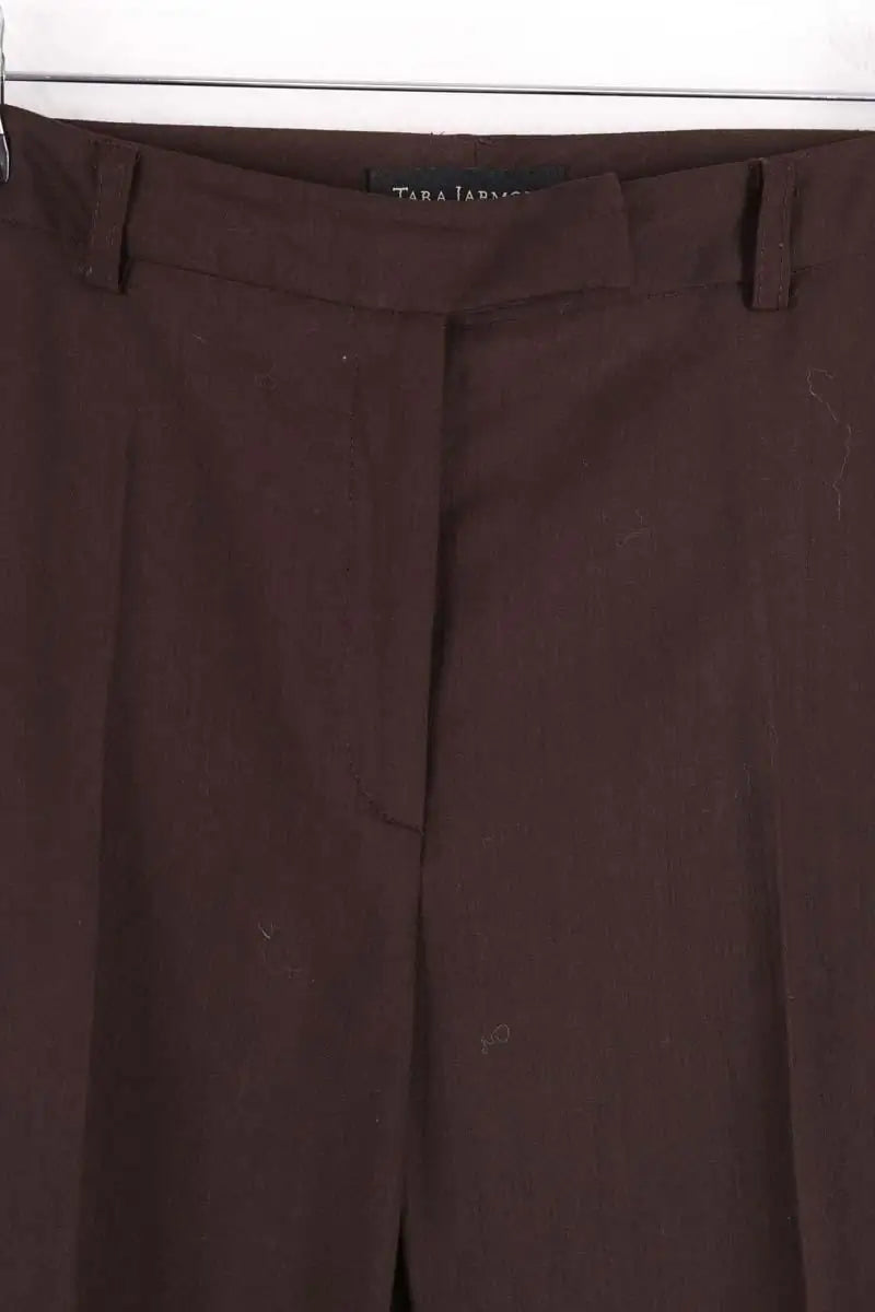 Pantalon Tara Jarmon Marron en Laine