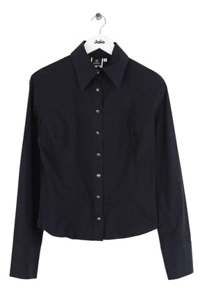 Chemise Versace Marine en Coton, taille L - Seconde Main