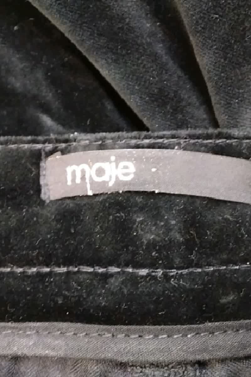 Pantalon slim Maje  Noir