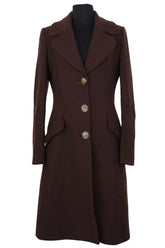 Manteau Dolce & Gabbana Marron en Laine, taille L - Seconde Main