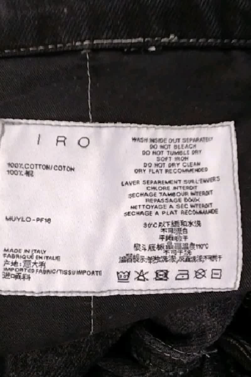 Jean droit Iro  Noir