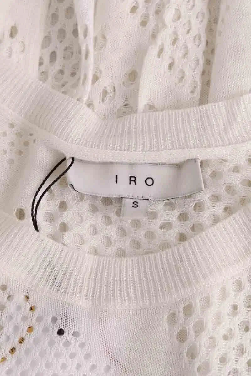 Top Iro Blanc en Viscose