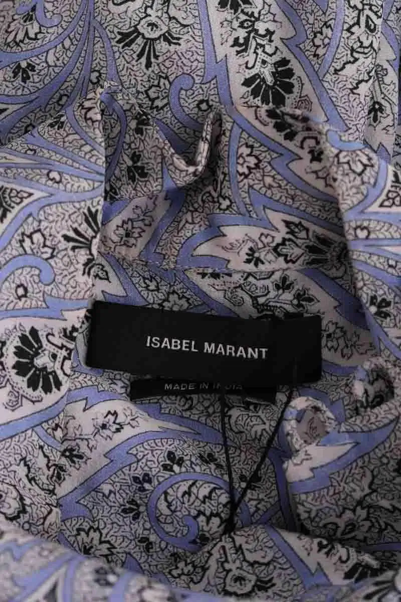 Blouse Isabel Marant Bleu en Soie
