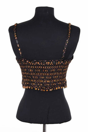 Top sans manche Sandro Noir en Viscose
