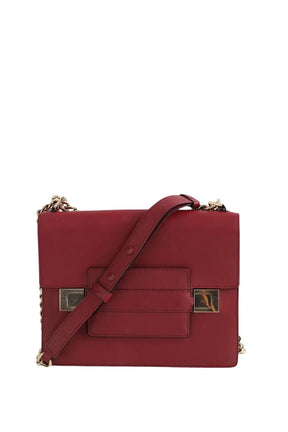 Sac à bandoulière Delvaux Rouge en Cuir - Seconde Main