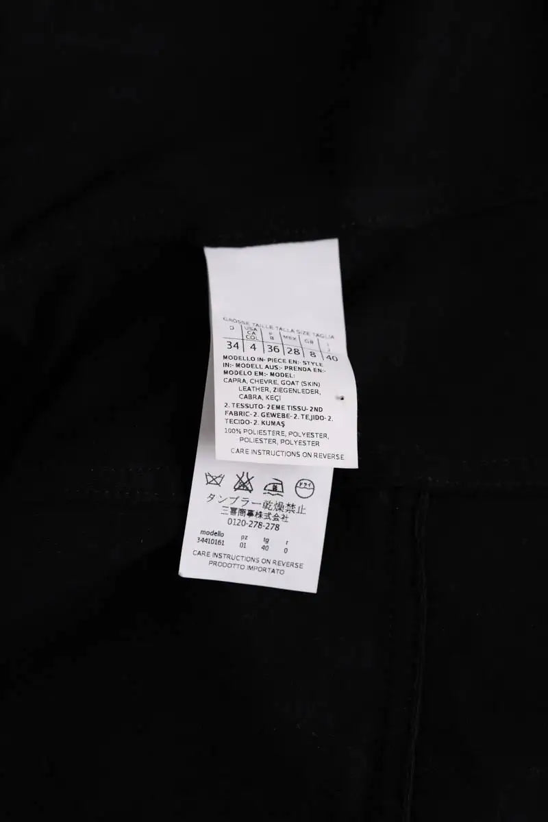 Veste Marella Noir en Daim