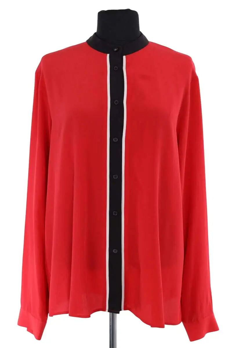 Blouse Kenzo Rouge en Synthétique, taille L - Seconde Main