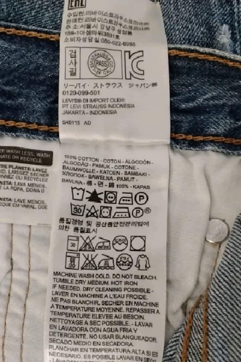 Short Levi's  Bleu