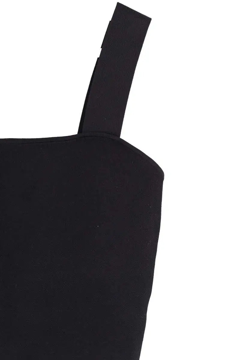 Top sans manche Maje Noir en Viscose