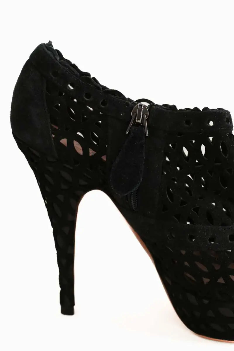 Talons Alaïa Noir en Cuir
