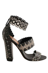 Talons Alaïa Noir en Cuir, taille 39 - Seconde Main